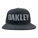 Gorra Oakley Visera Plana Color Negro 1197 100% Original