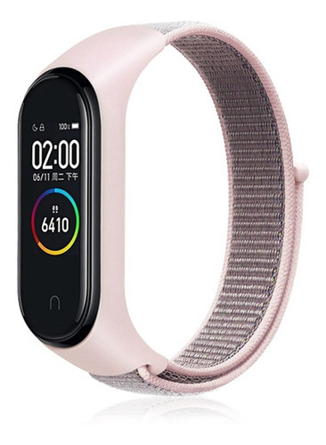 Pulseira De Nylon Para Xiaomi Mi Band 5 Sport Velcro