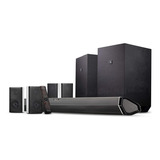 Home Theater Barra Sonido Nakamichi Shockwafe Ultra 9.2.4 Color Negro