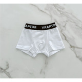 Boxer Liso Vraptor (blanco, Negro, Gris)