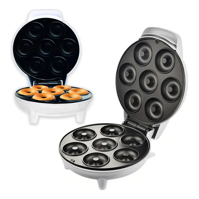 Máquina Para Hacer Donas Donut Maker Antiadherente Rosquilla Color Blanco | Envío gratis