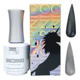 Gel Unicornio Plata Fantasy Nails