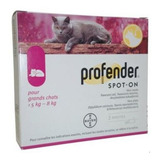 Profender Spot-on Antiparasitario  Hasta 8 Kg Razas Mascotas