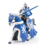 Papo Figura Caballo 39759 & Caballero Leon Con Lanza 39760