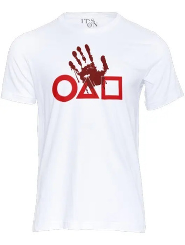 Playera Mano Sangrienta. Juego Del Calamar.