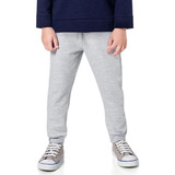  Calça  Infantil Kyly Moletom Flanelada Com Punho