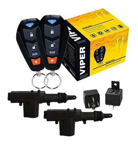 Kit Alarma Seguridad Viper 3400v Con 2 Seguros Eléctricos