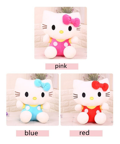 Peluche Hello Kitty 20 Cm Kawaii Felpa Tierno Dif Colores