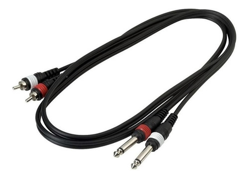 Warwick Rcl20933d4 Cable 2plugs Rca A 2plugs Mono 6,3mm 1.8m