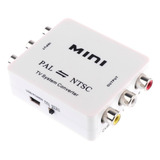 Mini Sistema De Tv Pal / Ntsc Convertir Compuesta Adaptador