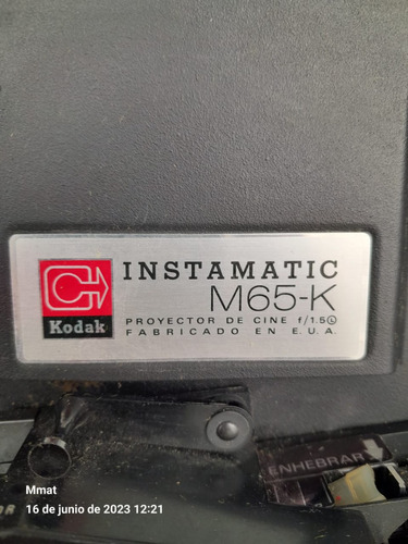 Proyector Instamatic M65-k Kodak