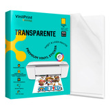 Vinil Imprimible Inkjet Autoadherible Transparente A4 C/10h