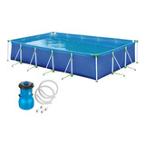 Piscina Premium Estrutural 10.000 L + Bomba 110v 3028 L/h