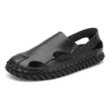 Zapatos Huecos De Playa Para Hombre De Suela Blanda Baotou