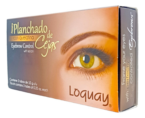 Planchado De Cejas Con Queratina Profesional Loquay 