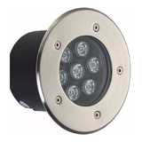 Balizador Luminária Led  Piso 7w Embutir Branco Frio