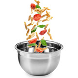 Bacia Bowl Profissional Multiuso Em Inox 22cm Fundo Grande