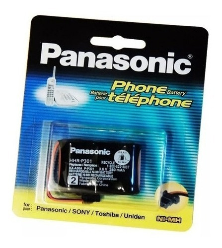 Bateria Original Panasonic P301 Hhr #2 3.6 V Ni Mh