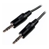 Cable Miniplug Stereo Macho 3.5mm 1.80mt Mallado Auxiliar 