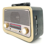 Rádio Retrô Antigo Altomex Bluetooth Fm Am Sd Mp3 