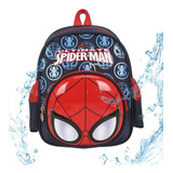 Morral Spiderman 3d Mochila Hombre Araña Prescolar Jardín 