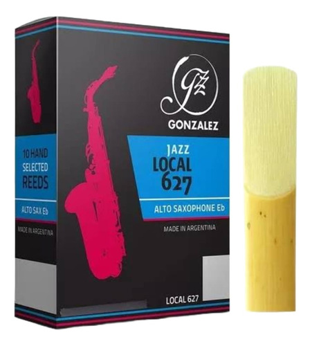 Palheta P/sax Alto Gonzalez Jazz Local 627