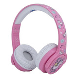 Audifonos Bluetooth Peppa Pig Unicornio - Otl Color Rosa