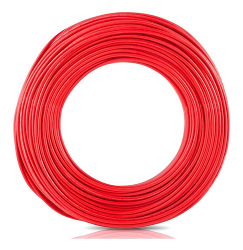 Cable Thw Iusa Calibre #12 100m Rojo Iusa