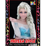 Peluca Frozen Elsa - Ajustable Color Rubia