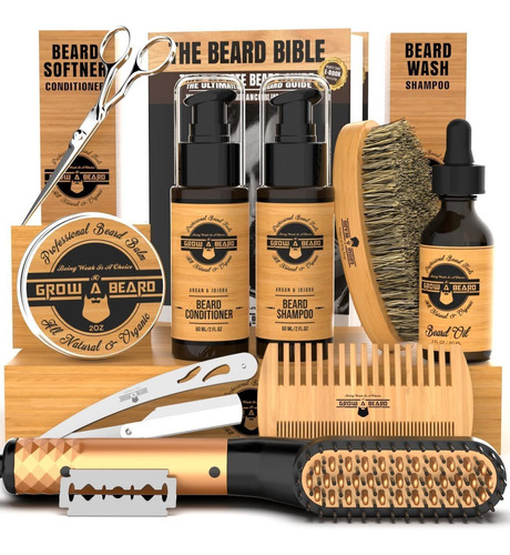 Kit De Aseo Para Ali R De Barba Para Hombres, Cepillo Y...