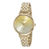 Relógio Mondaine Feminino Dourado Ref - 32448lpmvde1