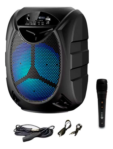 Parlante Karaoke Portátil Bluetooth Micrófono Rio 6,5  