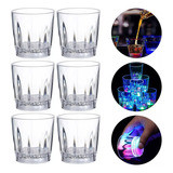 24 Vaso Tequilero Caballito Luminoso Luz Led Bar Fiesta Shot