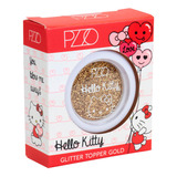  Glitter Topper Gold Hello Kitty| Petrizzio