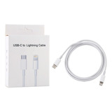 Cable De Carga Usb Tipo C A Lightning Para iPhone 1 Metro 