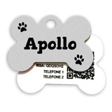 Plaquinha De Identificação Pet Cachorro Gato Personalizada