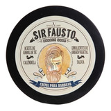 Sir Fausto Barber Shop Crema Para Afeitar Mentolado X 200 Gr