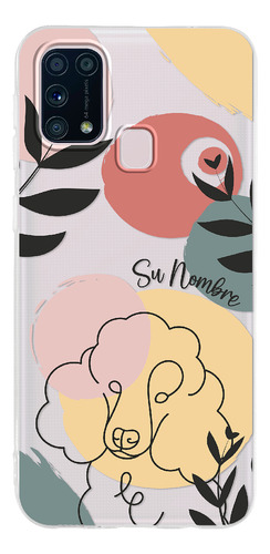 Funda Para Galaxy Mujer Perrito Poodle Minimal Su Nombre