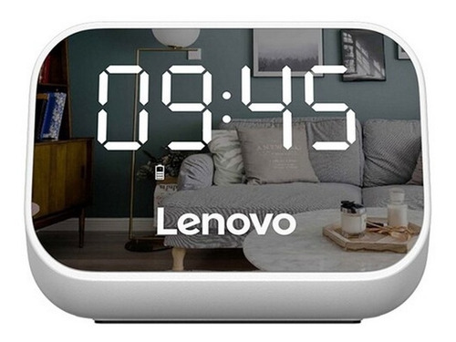 Parlante Con Reloj Lenovo Ts13 White Color Blanco
