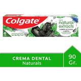 Pasta Dental Colgate Natural Extracts Carbón Y Menta 90 G