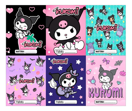 Asignaturas Caratulas Nro3 Kuromi Kitty My Melody 