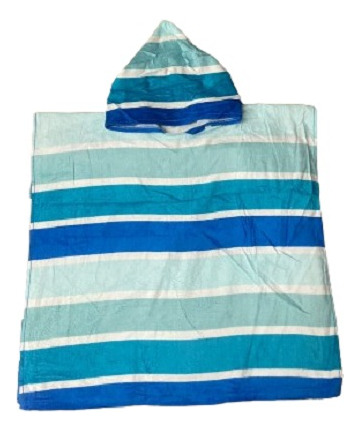 Poncho Con Capucha Infantil 100 % Algodon