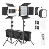 Neewer Kit De Iluminación Para Fotografía Con Luz De Video L