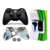 Control  Xbox 360  Inalambrico Original Carga Juega Silicon
