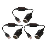 3×acendedor Cigarro Universal Tomada12v Isqueiro Para Carro