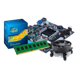 Kit Intel Processador I3 + Placa H55 + 4 Gb Ddr3  + Cooler