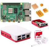 Raspberry Pi 4 B 2gb Carcasa Case Eliminador Oficial Pi4 Kit