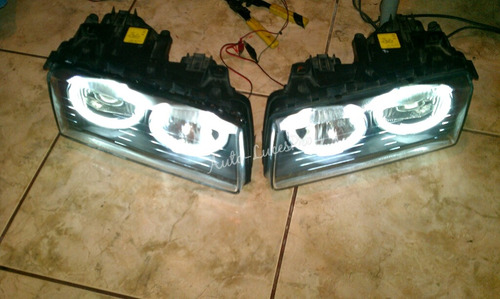 Restauracion Focos Faros Adaptacion De Ojos De Angel Bmw E36 Foto 5