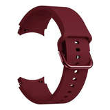 Correa Compatible Samsung Galaxy Watch 4 & 5  Vinotinto 20mm