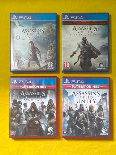 Lote De Jogos Assassin's Creed Ps4